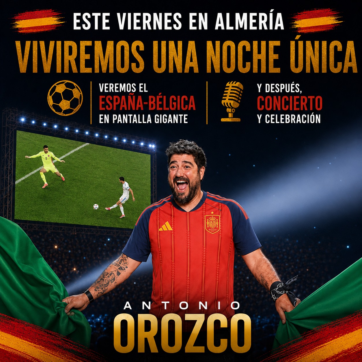 Antonio Orozco en Almería